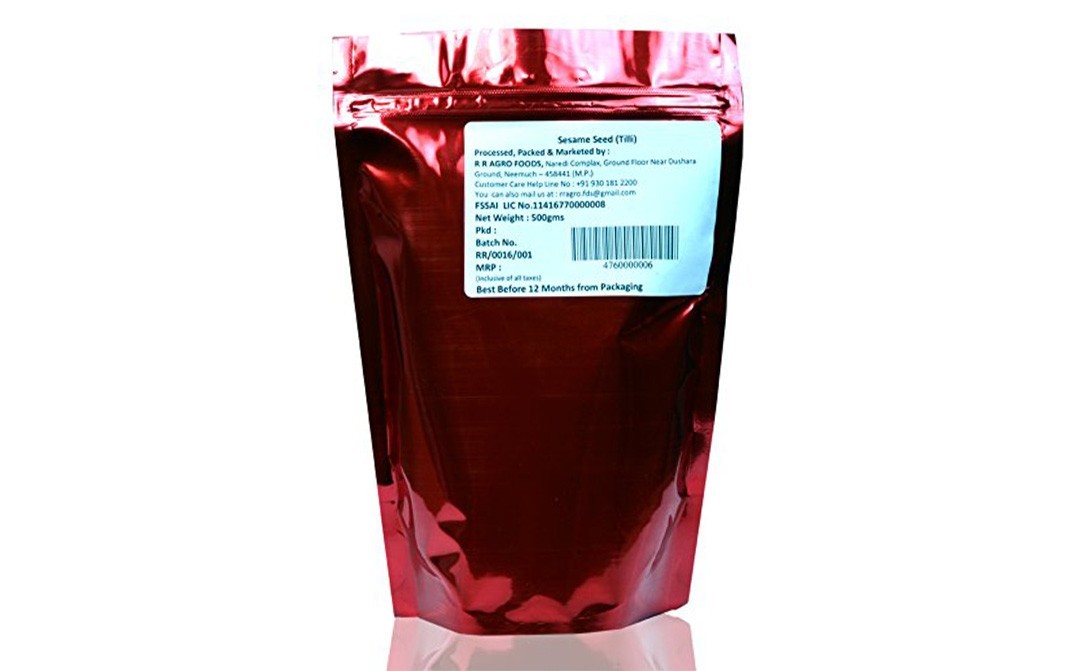 R R Agro Foods Sesame Seed (Tilli)    Pack  500 grams